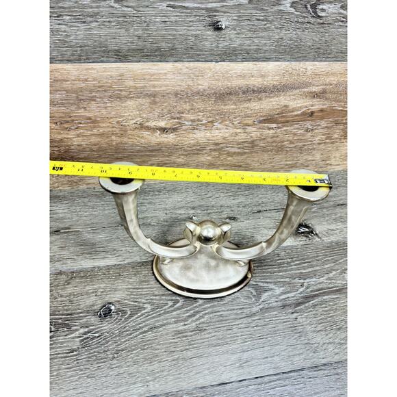 Antique WMF Ikora Germany Silverplate Tulip Art Deco Candelabra Candle Holder - Picture 11 of 13